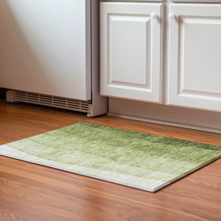 Premium Machine Washable Cerrito Olive Rug