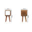 Gelsomina 20cm W Solid Wood Bedside Table-299152122