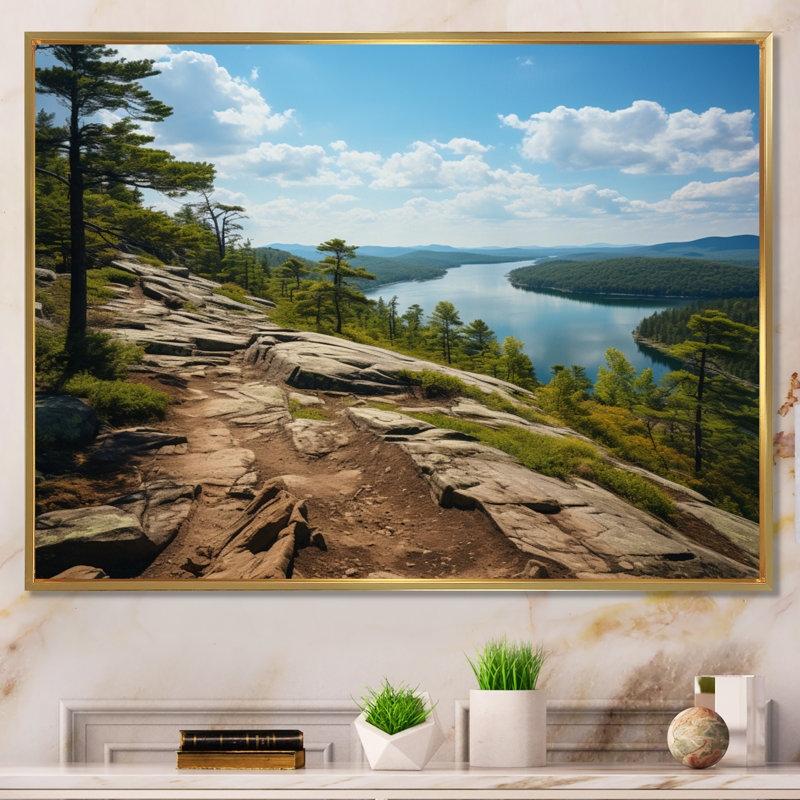 «USA Adirondack Mountains New York VI», reproduction d'art sur toile encadrée, H 30 po x l 40 po x P 1,5 po