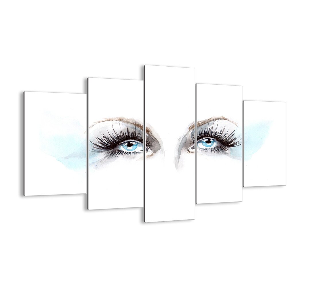 5-tlg. Glasbilder-Set Angel's Eyes