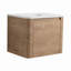Meuble-lavabo mural 24 po (23-5 / 8 po) et 1 porte à fermeture en douceur, emballage KD, contreplaqué (meuble-lavabo seulement, sans le lavabo)-130568732