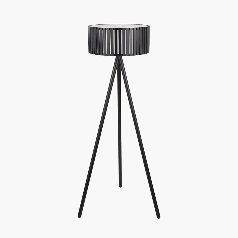 Rabanne Tripod Floor Lamp, Black