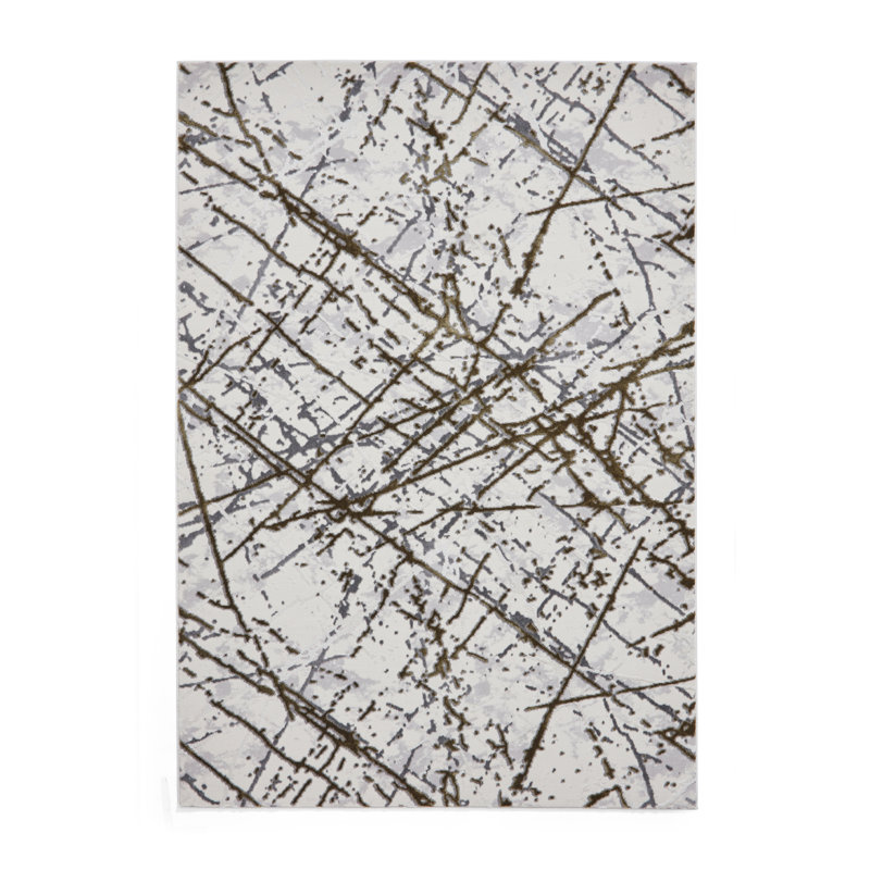 Artemis Artemis area rug Machine Woven Rectangle Gold, Rectangle 80 x 150cm
