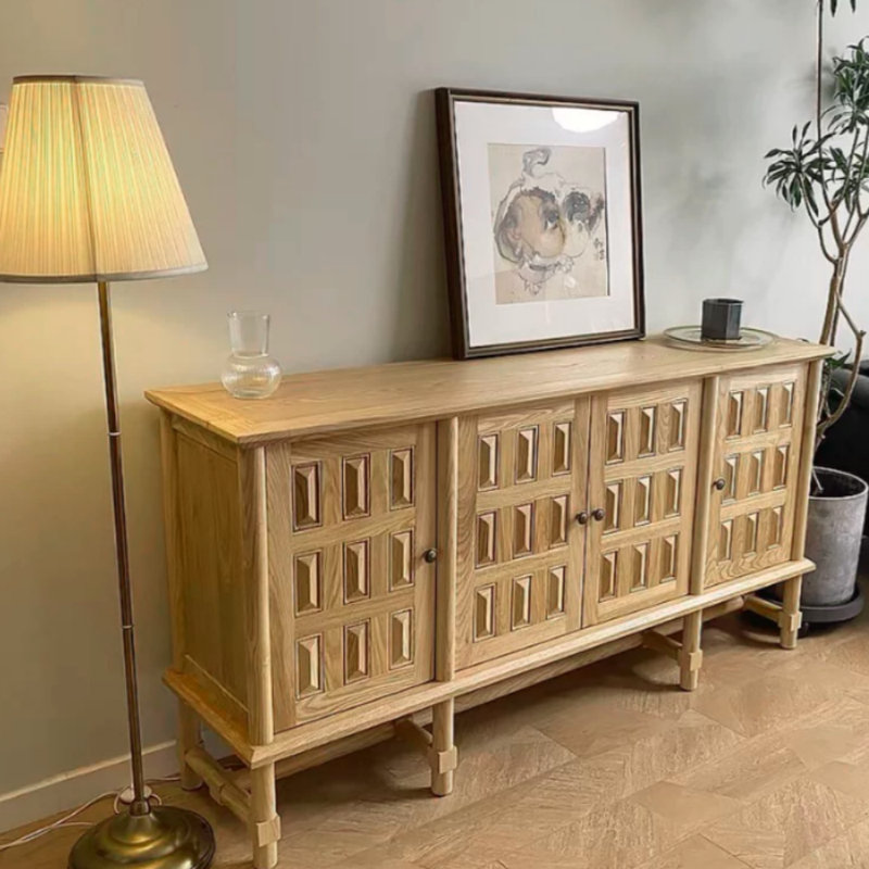 Commode Simple Home, Brun orangé