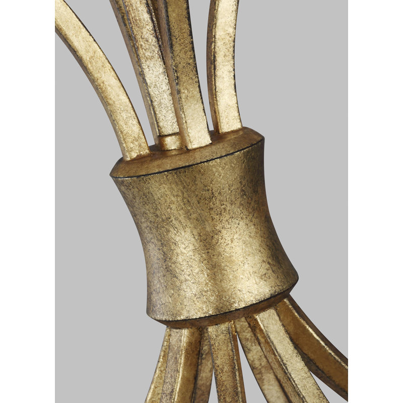 Westerly 12 - Light Chandelier, Antique Gild, 30" H x 29.375" W x 29.375" D