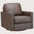 Dillon Pirouette Granite Brown Genuine Leather