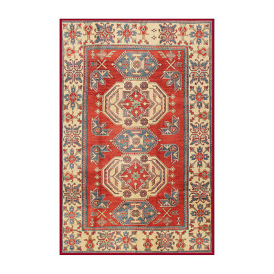Tapis rouge à motif sud-ouest