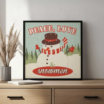«50s Christmas I Square» par Wellington Studio, reproduction d'art