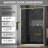 44-48＂W X 71＂H Pivot Swing Semi-Frameless Shower Door With 1/4＂(6Mm) Tempered Glass-112577080