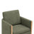 Upholstered Dining Chairs with Casters-1178809114