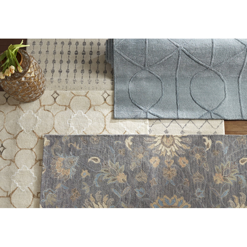 Genagra Geometric Area Rug, Rectangle 91 x 152cm
