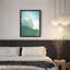 «Green Gradient Tropical Mountain Forest Nature Illustration Small Decor Modern Art Work»-101376311-101376312