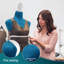 Mannequin de mannequin de corps féminin avec mannequin 49,6-63,4 pouces à hauteur de trépied réglable en bois