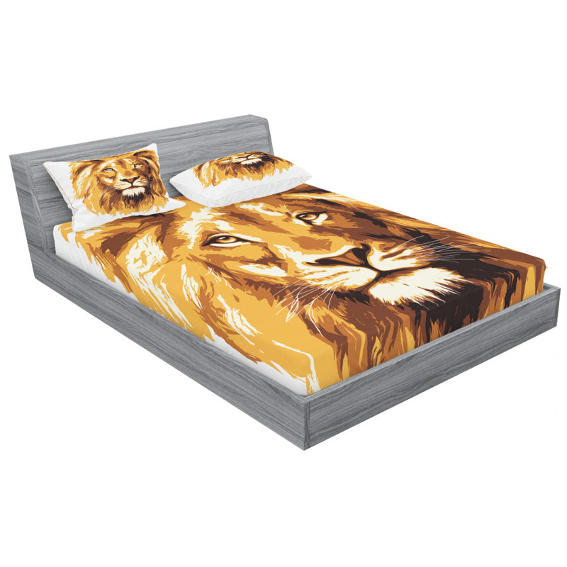 Microfiber Sheet Set, Queen Sheet Set with Fitted Sheet