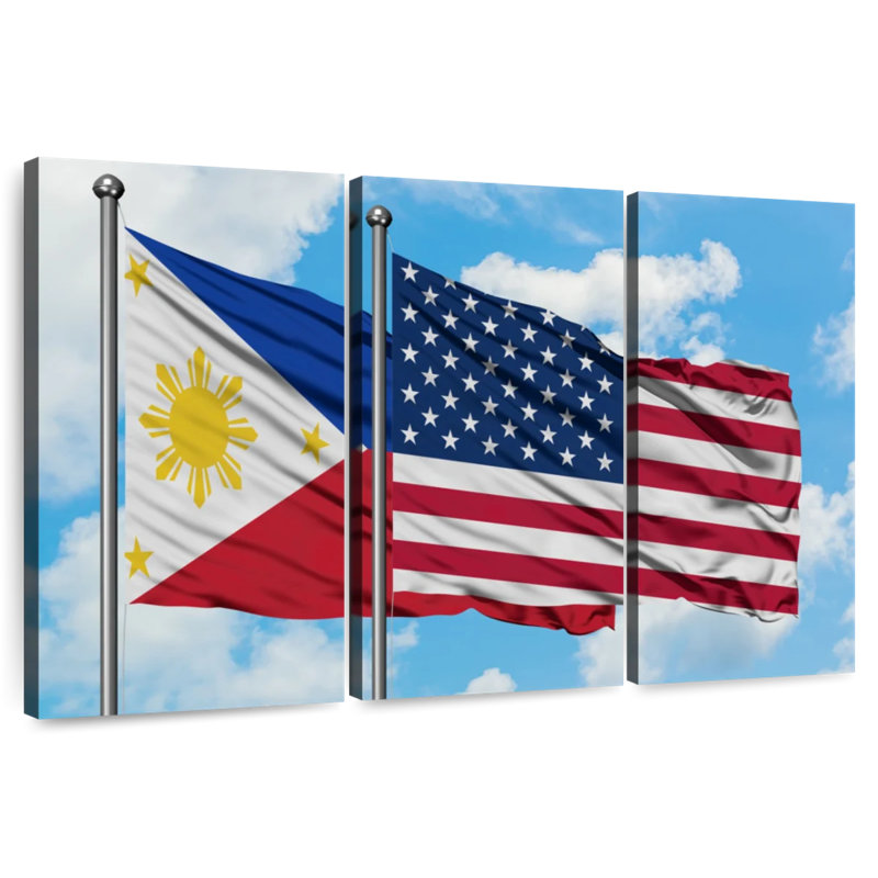 Philippines et Shena des États-Unis, H 32 po x l 50 po
