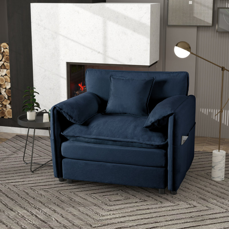 Canapés spacieux en chenille, fauteuil modulaire moderne pour la maison