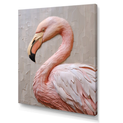 «Pink Flamingo Paradise III», reproduction d'art sur toile
