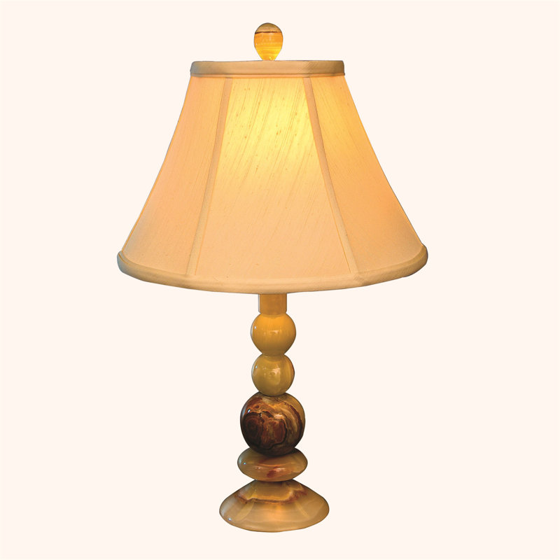 Chartreuse Marble Lamp