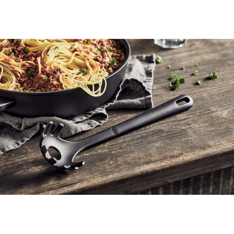 Rosso Pasta Spoon Silicone, Black
