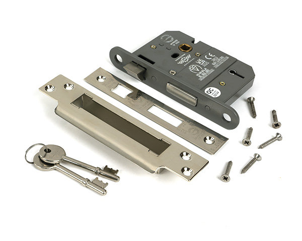 Sash Lock, Polished Nickel