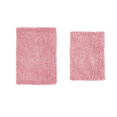 Hearns Rectangle 100% Cotton 2 Piece Bath Rug Set (Set of 3)