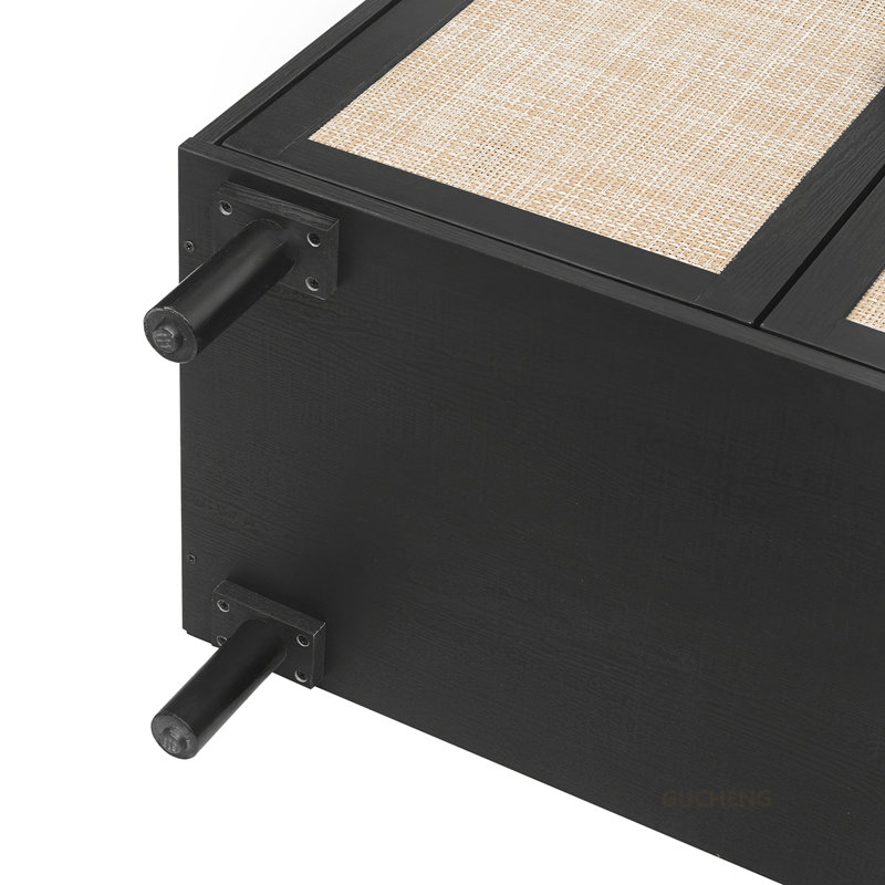 Versatile 2 Door 3 Drawer Cabinet for Various Rooms, Enhancing Storage and Style, Black