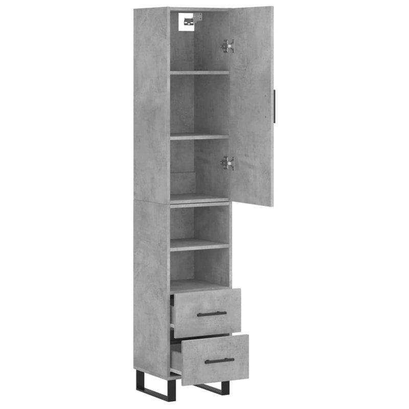 Nakayla 34.5cm Sideboard, Concrete Grey