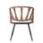 Contemporary Outdoor Set With PE Rattan Chairs And Plastic Wood Table