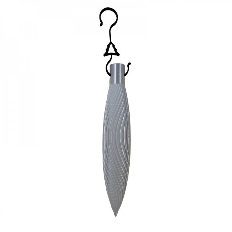 3D Printed White Needle Shaped Ornament