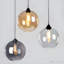 Industrial Vintage Glass Globe Pendant Light – Round Ceiling Lamp Shade Chandelier