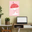 Art mural rétro cerise fantaisiste-129007406
