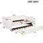 Lit de jour ergonomique simple beige avec rangement en velours extensible amovible et compact