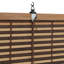 Vidaxl Window Blind With Curtains Manual Brown Bamboo-117470819