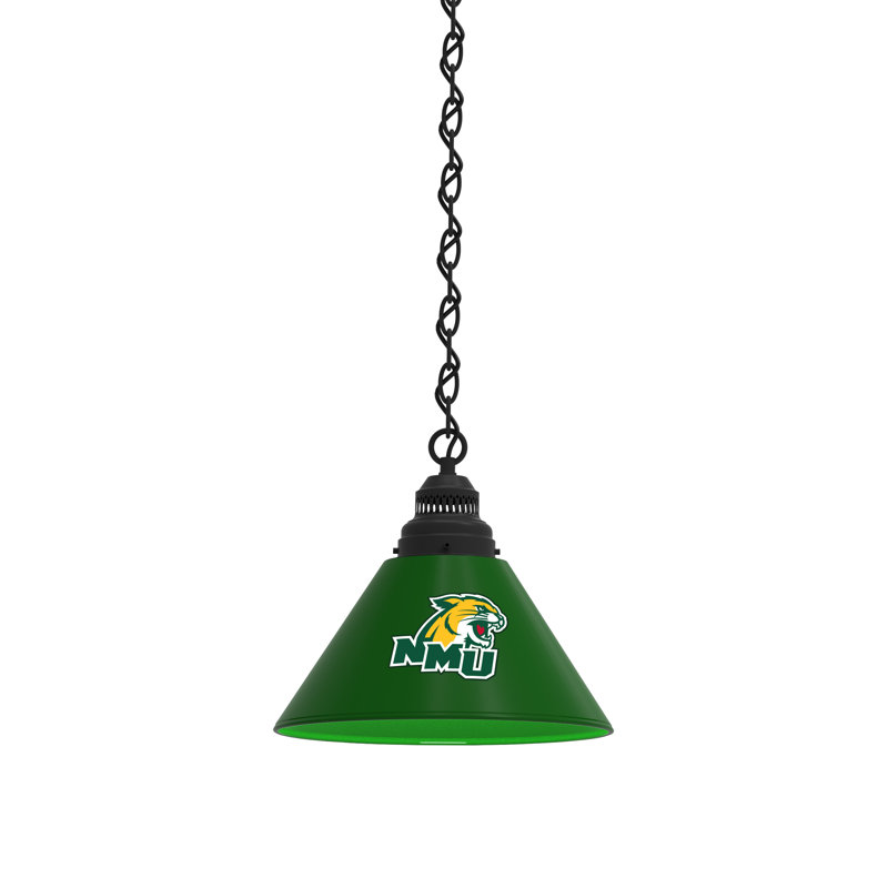 1 - Light Single Pendant, Black, Northern Michigan University
