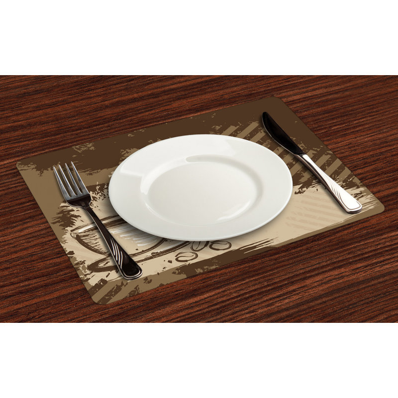 Polyester Food & Drink Rectangle Placemat