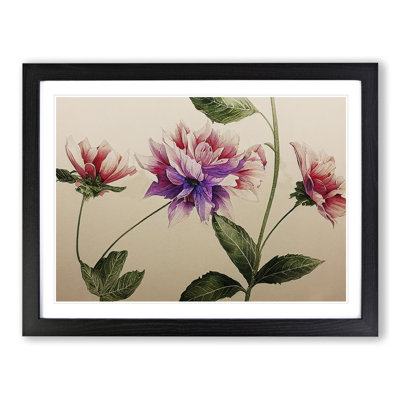 XH1022-9838X Flowers - Single Picture Frame Print