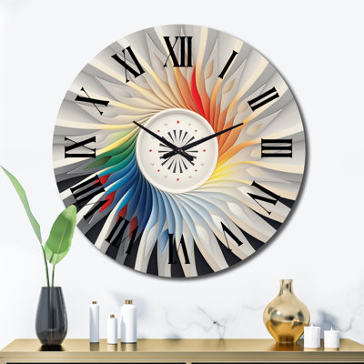 Horloge murale visionnaire