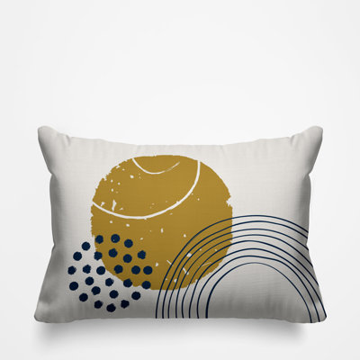Aida Minimalist Iindoor/Outdoor Throw Pillow