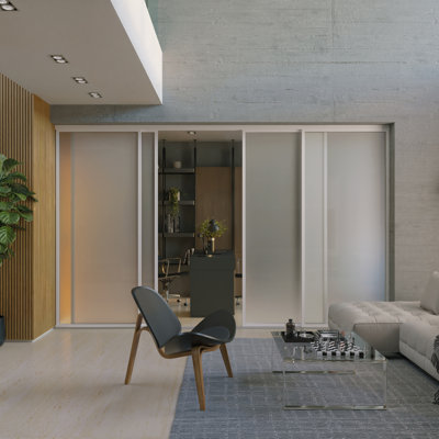 4 - Portes de placard coulissantes en verre