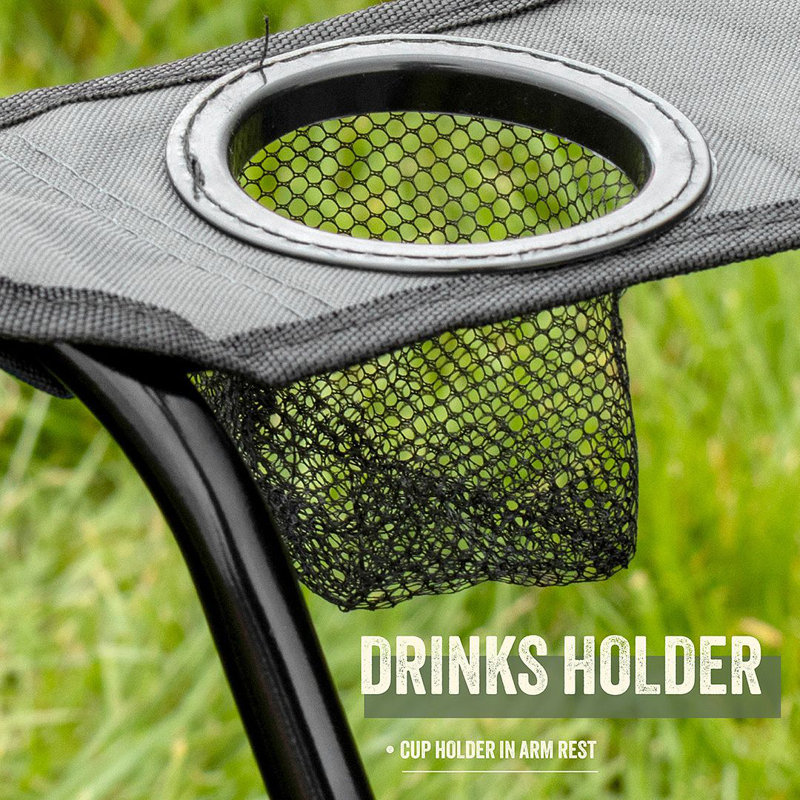 Folding Camping Chair, Grey