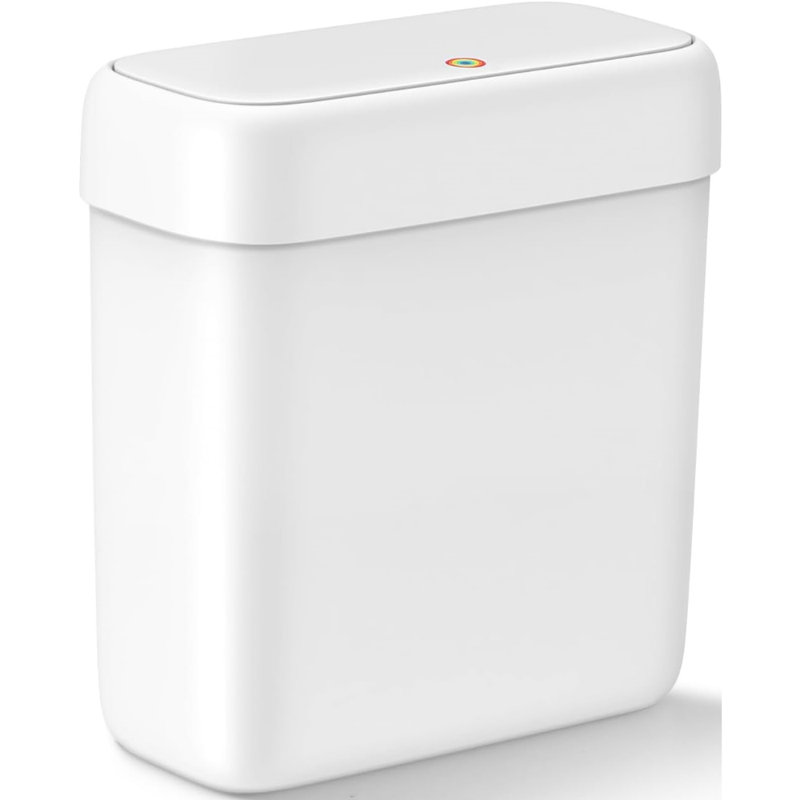 Poubelle en plastique 10 L avec couvercle