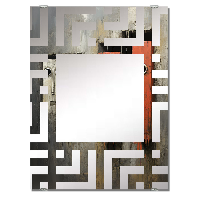 Rovner - Miroir mural art afro-américain, 32 po x 24 po