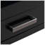 Console de 62,2 po avec 3 tiroirs peints avec tablette inférieure et poignées en fer, table de canapé minimaliste pour salon, couloir, cuisine, chambre à coucher, bureau
