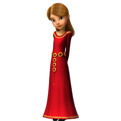 Alise Swan Princess Cardboard Standup
