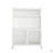 Freestanding Kitchen Sideboard with Wheels and Adjustable Shelves