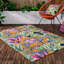 Alexzis Indoor / Outdoor Floral Square Throw Cushion Cover