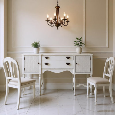 French-style minimalist entrance cabinet