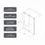 Frameless One Fixed And One Shifted Shower Door,Stainless Steel Large Pulleys With Adjustable Soft Closing Function-112513995
