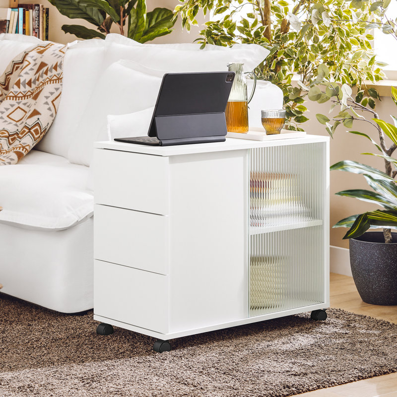Quashaun 87cm Wide 3 -Drawer File Cabinet