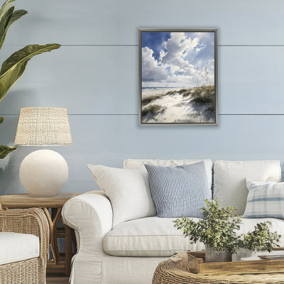 Cadre flottant Midunes Sunny Beach Dunes, design par Franklyn Gregory